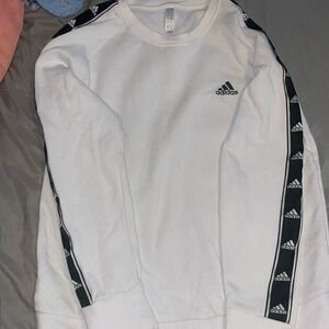 White adidas crewneck NWOT!